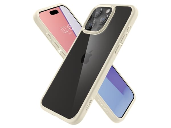 Spigen ACS06712, Omslag, Apple, iPhone 15 Pro, 15,5 cm (6.1"), Beige