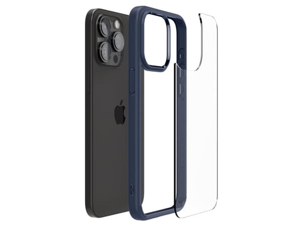 Spigen ACS06711, skal, Apple, iPhone 15 Pro, 15,5 cm (6,1"), Marinblå