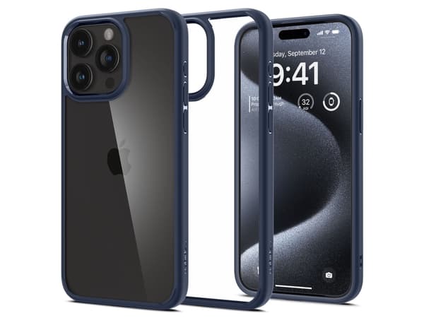 Spigen ACS06711, skal, Apple, iPhone 15 Pro, 15,5 cm (6,1"), Marinblå