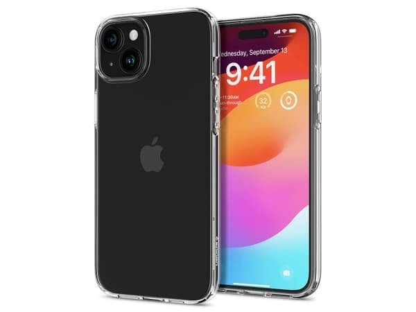 Spigen ACS06456, Suojus, Apple, iPhone 15 Plus, 15,5 cm (6.12"), Läpinäkyvä