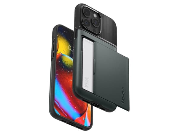 Spigen ACS06592, Omslag, Apple, iPhone 15 Pro Max, 17 cm (6.7"), Grön