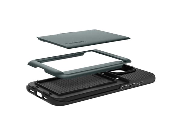 Spigen ACS06592, Omslag, Apple, iPhone 15 Pro Max, 17 cm (6.7"), Grön