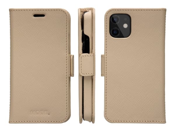dbramante1928 New York, Lompakkokotelo, Apple, iPhone 12 mini, 13,7 cm (5.4"), Hiekka
