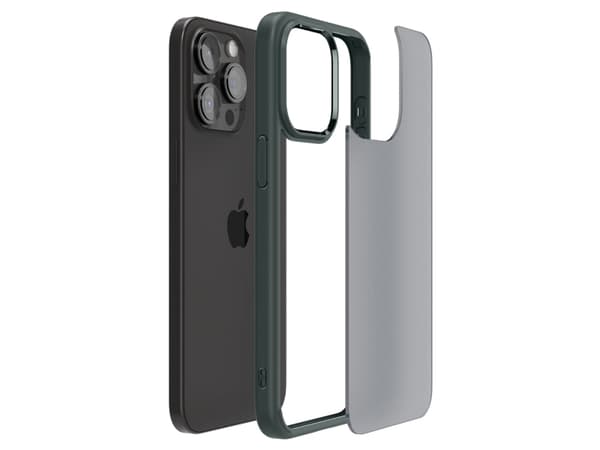 Spigen ACS06710, Suojus, Apple, iPhone 15 Pro, 15,5 cm (6.1"), Vihreä