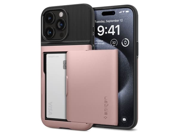 Spigen ACS06729, Omslag, Apple, iPhone 15 Pro, 15,5 cm (6.1"), Rose Gold