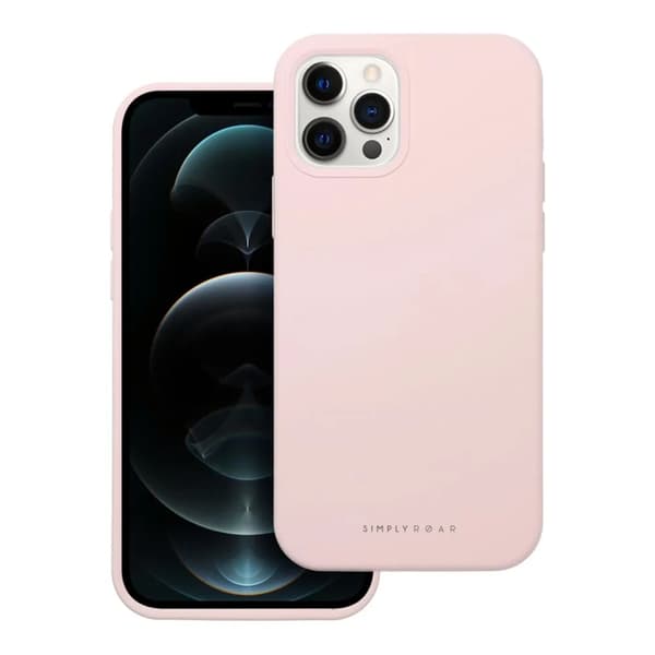 Roar iPhone 12 Pro Mobilskal Roar Cloud Skin - Rosa