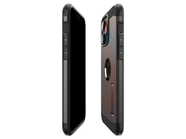 Spigen ACS06732, Omslag, Apple, iPhone 15 Pro, 15,5 cm (6.1"), Grå, Metallisk