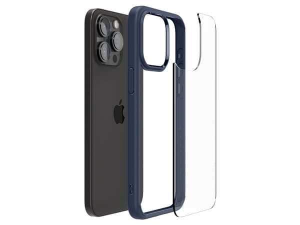 Spigen ACS06573, Suojus, Apple, iPhone 15 Pro Max, 17 cm (6.7"), Laivasto