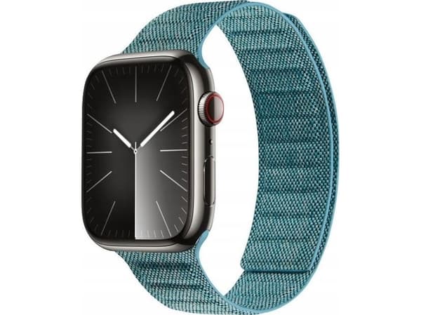 Crong Melange - Magneettiranneke Apple Watchille 38/40/41 mm (turkoosi melange)