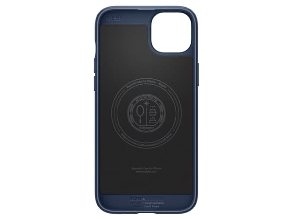 Spigen Mag Armor, Etui, Apple, iPhone 15 Plus, 17 cm (6.7"), Blå