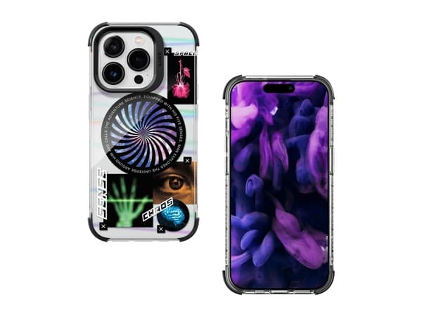 LAUT Pop Cosmic - beskyttelsesdeksel for iPhone 15 Pro kompatibel med MagSafe (kosmisk)