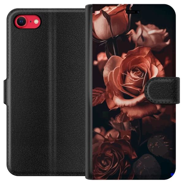 Apple iPhone 8 Lompakkokotelo Kukat