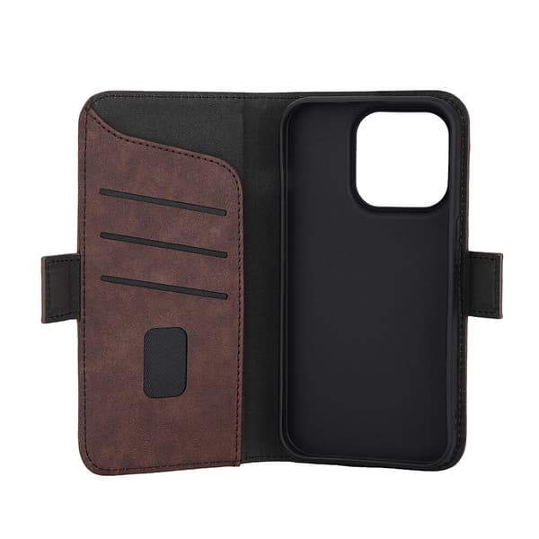 Gear Wallet Case 3 kortrum Magseries Brun - iPhone 15 Pro