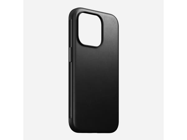 Nomad Modern Leather Case, Etui, Apple, iPhone 15 Pro, 15,5 cm (6.1"), Sort