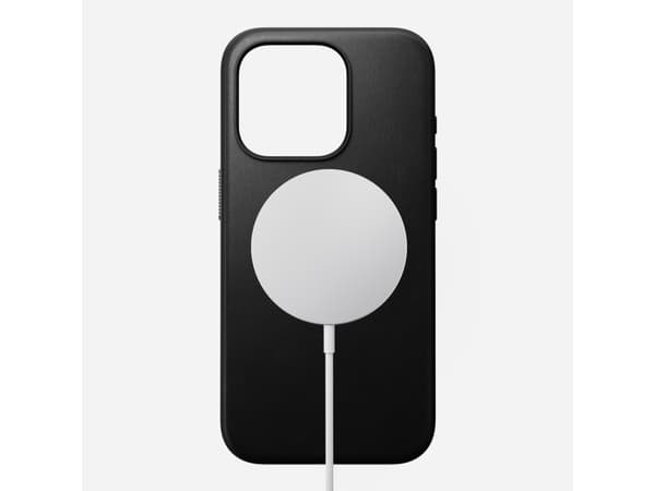 Nomad Modern Leather Case, Etui, Apple, iPhone 15 Pro, 15,5 cm (6.1"), Sort