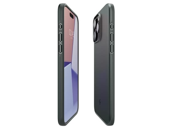 Spigen ACS06548, Omslag, Apple, iPhone 15 Pro Max, 17 cm (6.7"), Grön