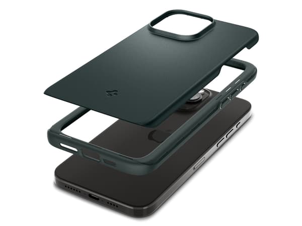 Spigen ACS06548, Omslag, Apple, iPhone 15 Pro Max, 17 cm (6.7"), Grön