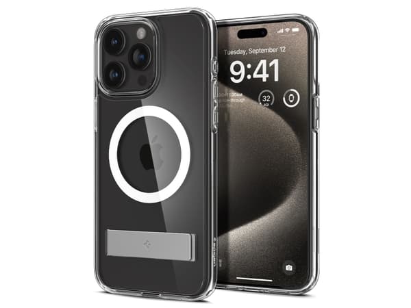 Spigen ACS06583, Omslag, Apple, iPhone 15 Pro Max, 17 cm (6.69"), Transparent