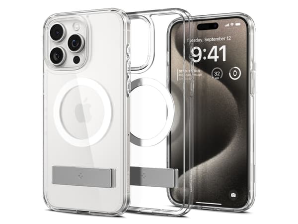 Spigen ACS06583, Omslag, Apple, iPhone 15 Pro Max, 17 cm (6.69"), Transparent