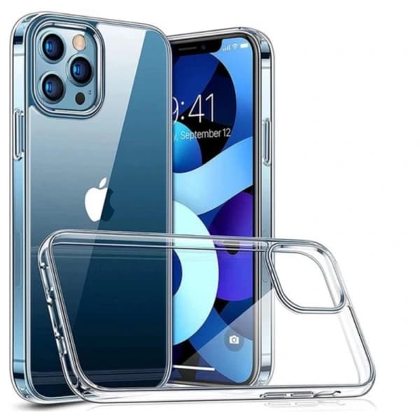 Genomskinligt Skal iPhone 15 Pro - Transparent TPU 1-Pack