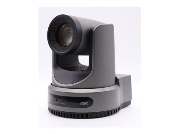PTZOptics Move 4K PT12X-4K-GY-G3 - Konferansekamera - PTZ - innendørs - farge - 8,5 MP - 3840 x 2160 - lyd - HDMI, 3G-SDI, USB - GbE - H.264, H.265, Grå