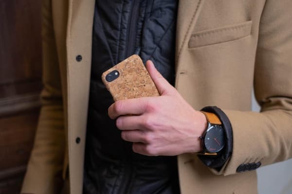 iPhone XS Max Tunt Mobilskal i Kork