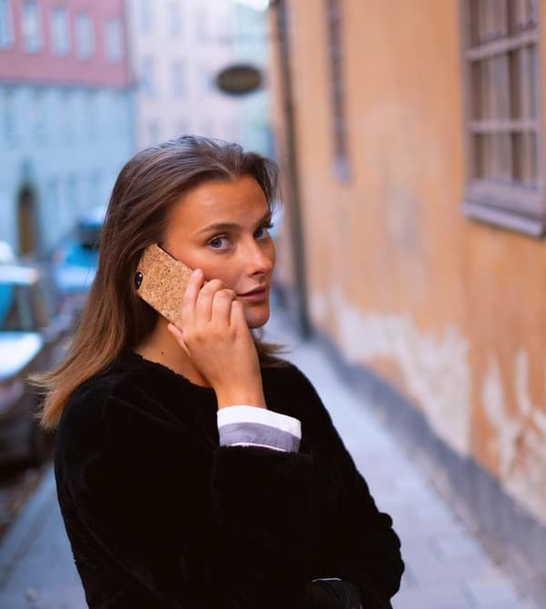 iPhone XS Max Tunt Mobilskal i Kork