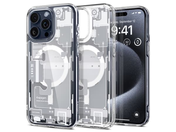 Spigen ACS07036, Suojus, Apple, iPhone 15 Pro, 15,5 cm (6.12"), Valkoinen