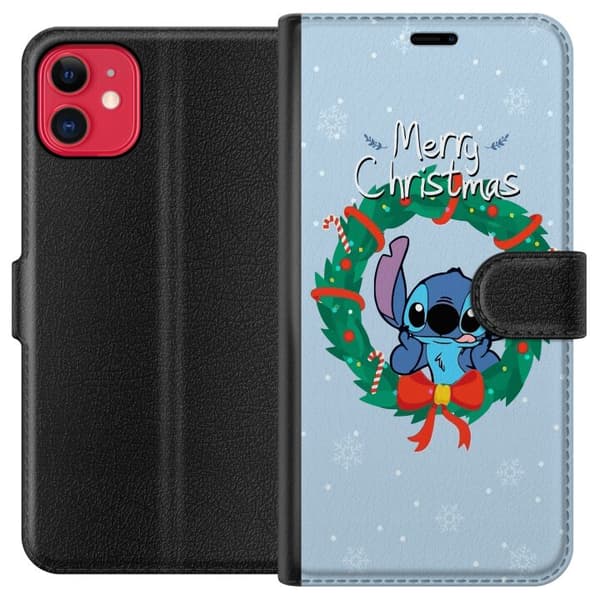 Apple iPhone 11 Plånboksfodral God Jul - Stich