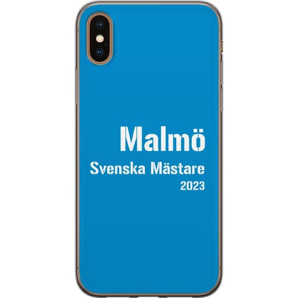 Apple iPhone XS Max Gennemsigtig cover Malmö FF