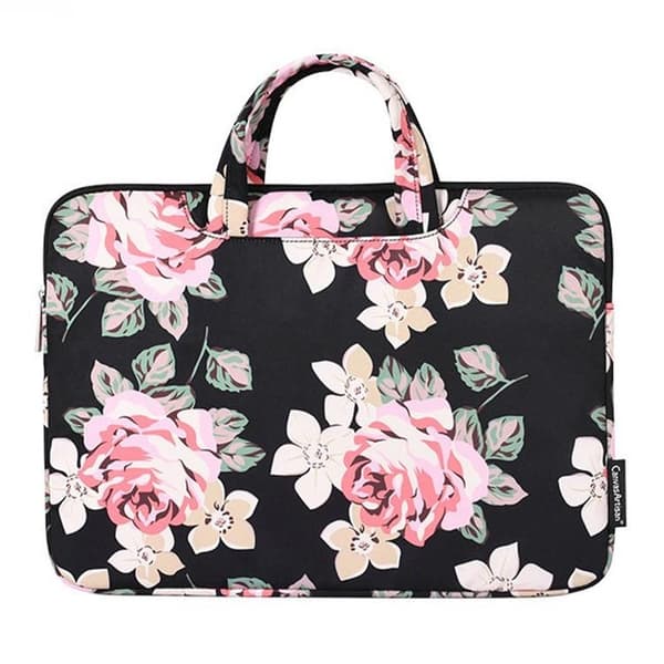 CANVASARTISAN Datorfodral 13" Floral - Svart