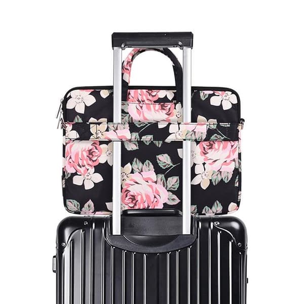 CANVASARTISAN Datorfodral 13" Floral H40-C22 med Axelrem - Blå