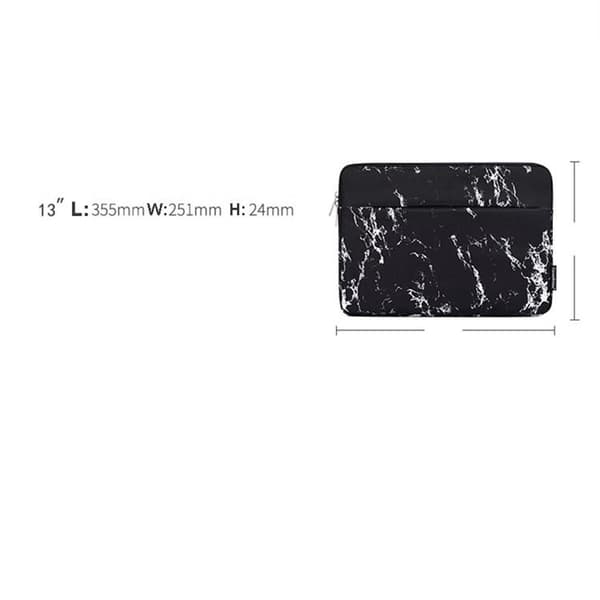 CANVASARTISAN Datorfodral 13" Marble H32-11 - Vit