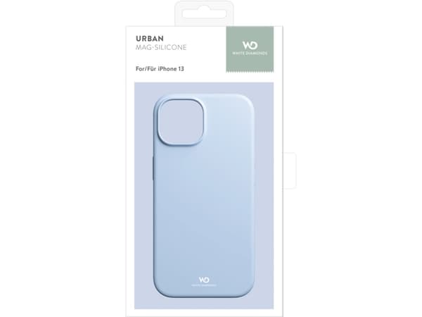 White Diamonds Mag Urban Case, Omslag, Apple, iPhone 13, 15,5 cm (6.1"), Ljusblå