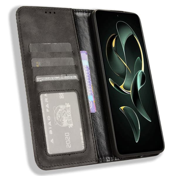 Till Xiaomi 13T / 13T Pro Plånboksfodral - Svart