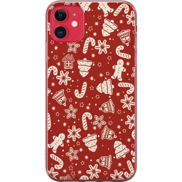 Apple iPhone 11 Genomskinligt Skal God Jul - Mönster
