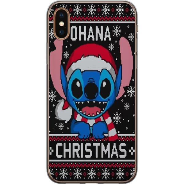 Apple iPhone X Genomskinligt Skal God Jul - Stich