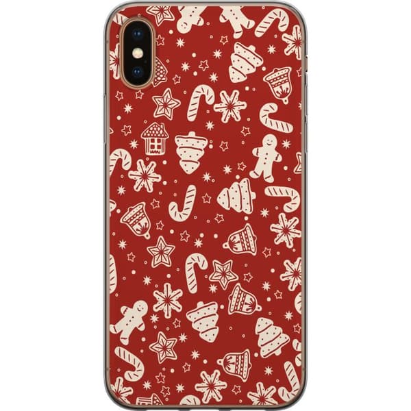 Apple iPhone X Gennemsigtig cover God Jul