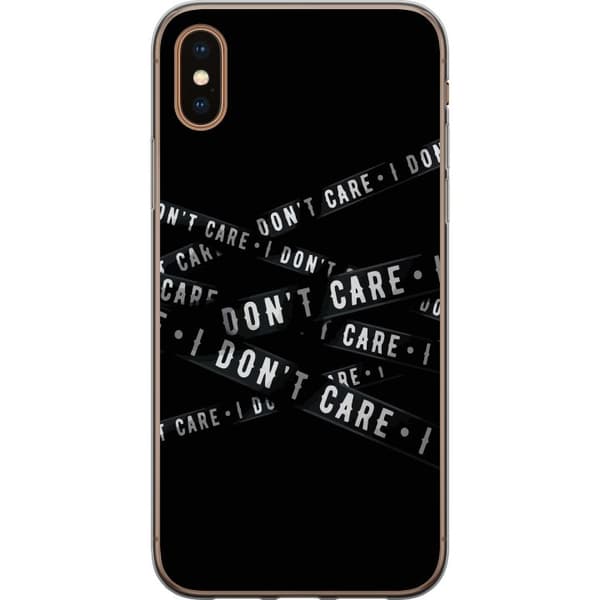 Apple iPhone X Gennemsigtig cover Bare rolig