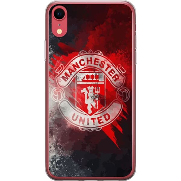 Apple iPhone XR Genomskinligt Skal Manchester United