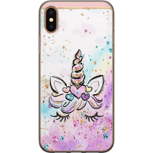 Apple iPhone XS Gjennomsiktig deksel Unicorn