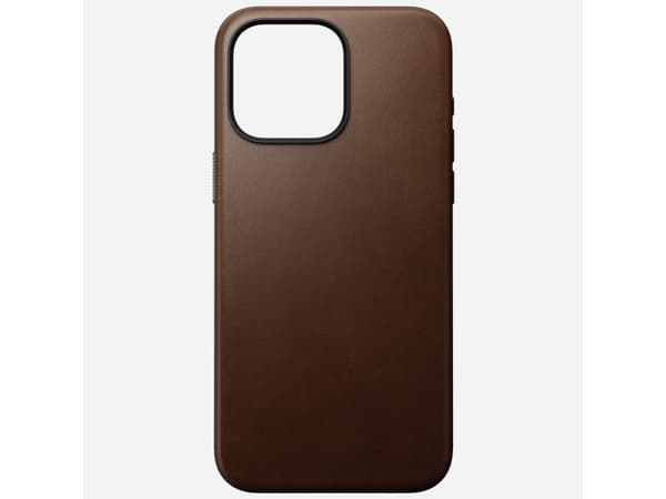 Nomad Modern Leather Case, Etui, Apple, iPhone 15 Pro Max, 17 cm (6.7"), Brun