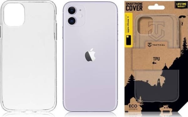 Tactical TPU Cover for Apple iPhone 11 Transparent