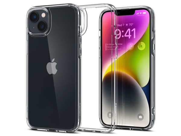 Spigen ACS04680, Suojus, Apple, iPhone 14, 15,5 cm (6.1"), Läpinäkyvä