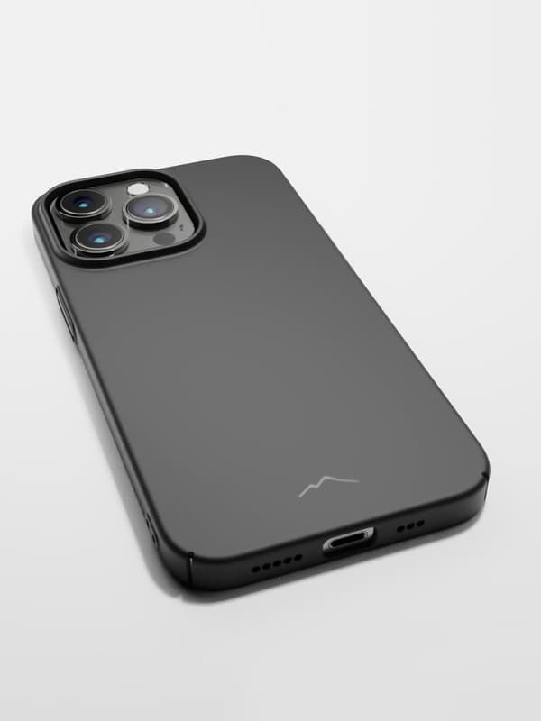 North Ones iPhone 12 Mini minimal case™ Polar Black