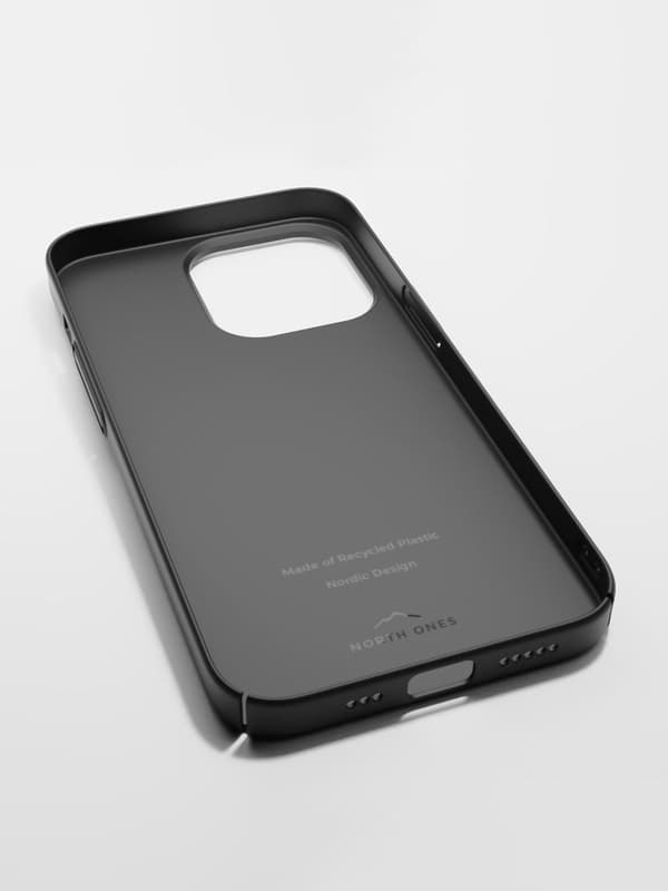 North Ones iPhone 12 Mini minimal case™ Polar Black