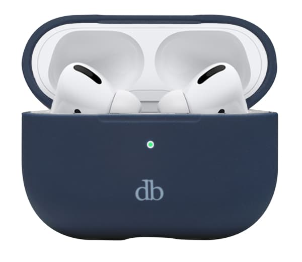 dbramante1928 Costa Rica - Fodral för hörlurar - silikon, återvunnen plast - havsblå - för Apple AirPods with Charging Case