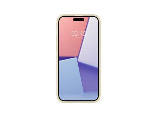Spigen Crystal Hybrid, Omslag, Apple, iPhone 15 Plus, 17 cm (6.7"), Beige, Transparent