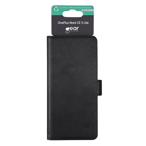 Gear Mobilfodral 3 Kortfack Svart - OnePlus Nord CE 3 Lite