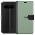 Miniatyrbilde 1 av 3: Samsung Galaxy S10 Lommeboketui Hjerte Grønt